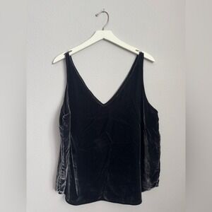 Loft velvet tank blouse